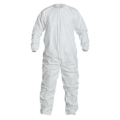 DuPont™ Tyvek® IsoClean® Coveralls with Zipper, White, Large, IC253B-L