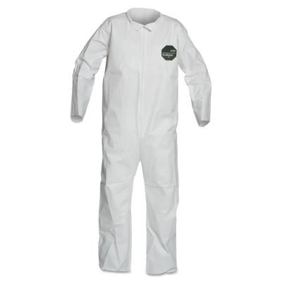 DuPont™ ProShield® 50 Collared Coveralls with Open Wrists/Ankles, White, 3X-Large, NB120SWH3X002500