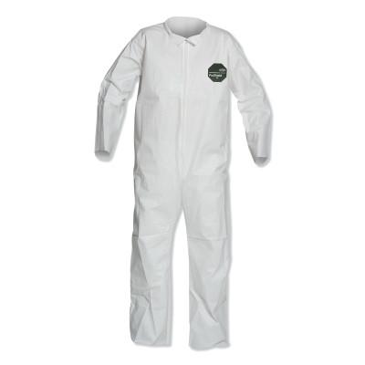 DuPont™ ProShield® 50 Collared Coveralls with Open Wrists/Ankles, White, 5X-Large, NB120SWH5X002500