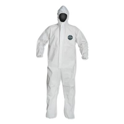 DuPont™ ProShield® 50 Hooded Coveralls with Elastic Wrists/Ankles, White, 5X-Large, NB127SWH5X002500