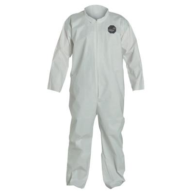 DuPont™ ProShield NexGen Coveralls, White, 5X-Large, Collar, Front Zipper Closure, NG120S-5XL