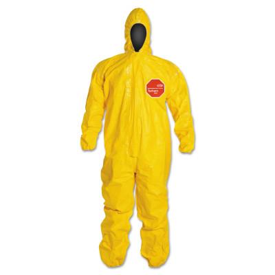 DuPont™ Tychem® 2000 Coveralls with Attached Hood, Taped Seams, Yellow, 2X-Large, QC127T-2X