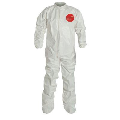 DuPont™ Tychem SL Coveralls with attached Socks, White, 4X-Large, SL121T-4X