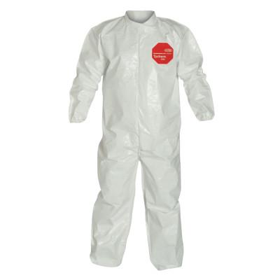 DuPont™ Tychem SL Coveralls with Elastic Wrists and Ankles, White, 5X-Large, SL125B-5X