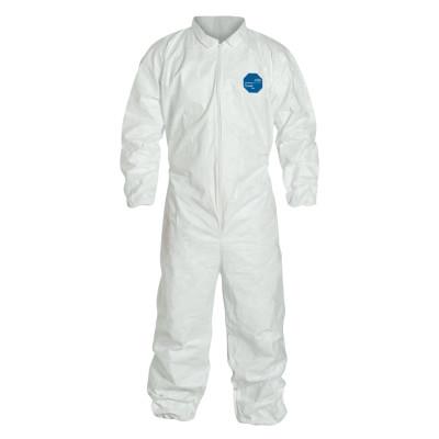 DuPont™ Tyvek® Coveralls with Elastic Wrists and Ankles, White, 6X-Large, TY125S-6X