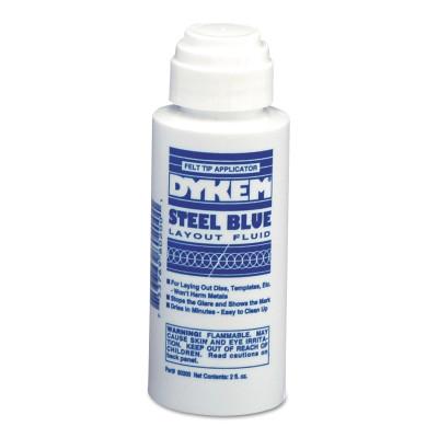 ITW Pro Brands Layout Fluids, 2 oz Felt Tip, Blue, 80200