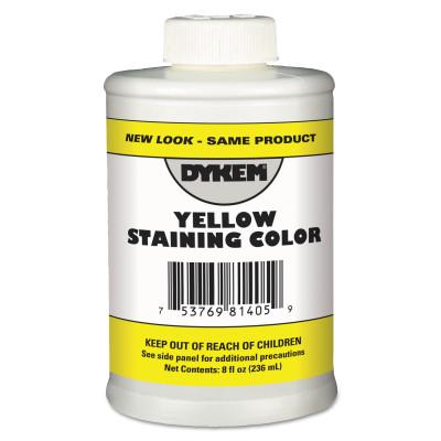 ITW Pro Brands DYKEM Opaque Staining Colors, 8 oz Brush-In-Cap, Yellow, 81405