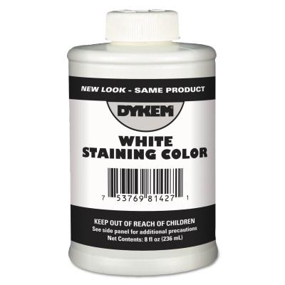 ITW Pro Brands DYKEM Opaque Staining Colors, 8 oz Brush-In-Cap, White, 81427