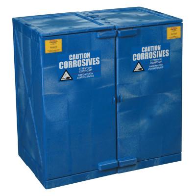 Eagle Mfg Modular Quik-Assembly Poly Cabinet, HDPE, 24 Gallon, Blue, M24CRA
