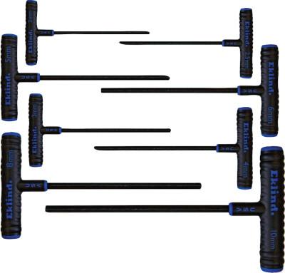 Eklind?? Tool Power-T Hex Key Sets, 8 per set, Hex Tip, Metric, 9 in Handle, 64908