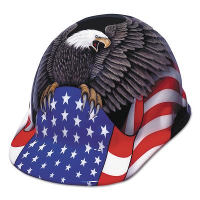 Honeywell SuperEight® E2 Series Hard Cap, 8-point Ratchet, Spirit of America Graphics, E2RW00A006