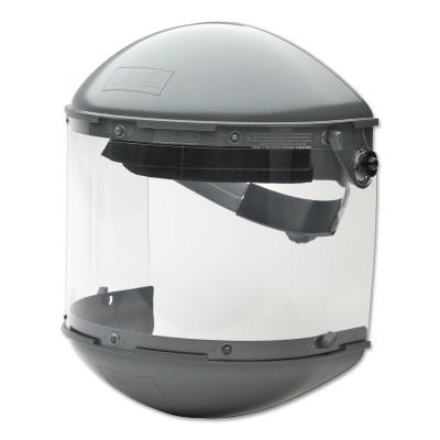 Honeywell Dual Crown Faceshield Systems, 7 in Crown, 3C Ratchet, Clear/Noryl, FM500DCCL