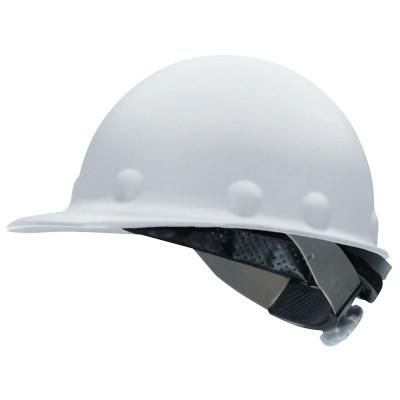 Honeywell P2 Series Roughneck Hard Cap, SuperEight® SwingStrap, White, P2ASW01A000