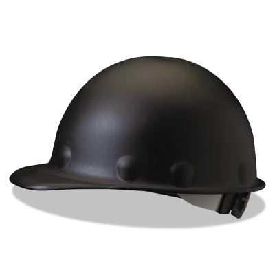 Honeywell P2 Series Roughneck Hard Cap, SuperEight® Ratchet, Black, P2AQRW11A000