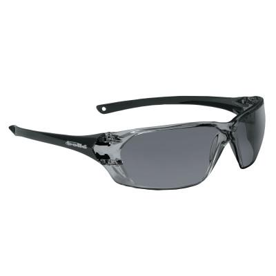 Bolle Prism Series Safety Glasses, Smoke Lens, Anti-Fog, Anti-Scratch, Black Frame, 40058