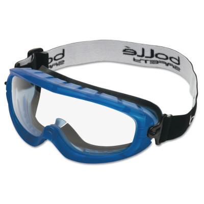 Bolle Atom Safety Goggles, Clear/Blue, Indirect Lower Vents, 40092