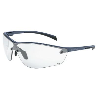 Bolle SILIUM+ Series Safety Glasses, Clear Lens, Platinum Anti-Fog/Anti-Scratch, 40237