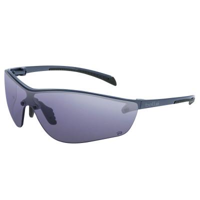 Bolle SILIUM+ Series Safety Glasses, Smoke Lens, Platinum Anti-Fog/Anti-Scratch, 40238