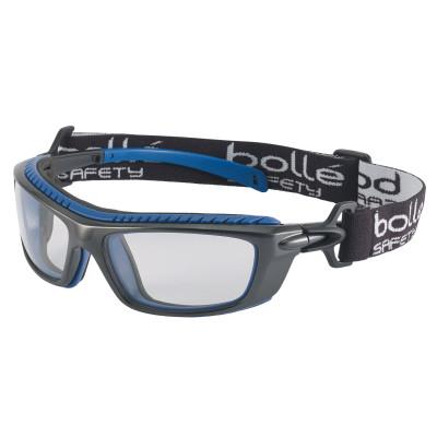 Bolle Baxter Series Safety Glasses, Clear Lens, Platinum Anti-Fog/Anti-Scratch, 40276