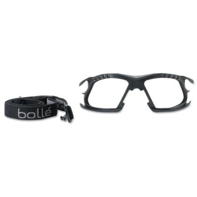 Bolle Foam and Strap Kits, For Bolle Rush+ Safety Glasses, Black, 40293