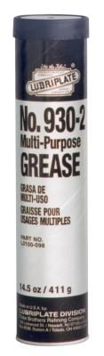 Lubriplate?? 930 Series Multi-Purpose Grease, 14 1/2 oz, Cartridge, NLGI Grade 2, L0100-098