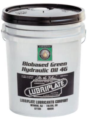 Lubriplate® Bio-Based Hydraulic Oil, ISO 46, 5 gal, Pail, L1051-060