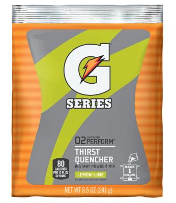 Gatorade® G Series 02 Perform® Thirst Quencher Instant Powder, 8.5 oz, Pouch, 1 gal Yield, Lemon-Lime, 03956
