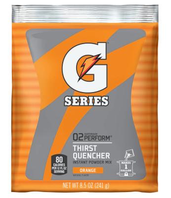 Gatorade® G Series 02 Perform® Thirst Quencher Instant Powder, 8.5 oz, Pouch, 1 gal Yield, Orange, 03957