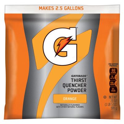 Gatorade® G Series 02 Perform® Thirst Quencher Instant Powder, 21 oz, Pouch, 2.5 gal Yield, Orange, 03970