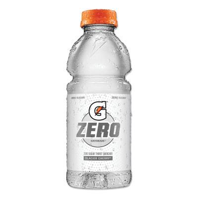 Gatorade® G Zero Sugar Ready to Drink Thirst Quencher, 20 oz, Bottle, Glacier Cherry, 04214