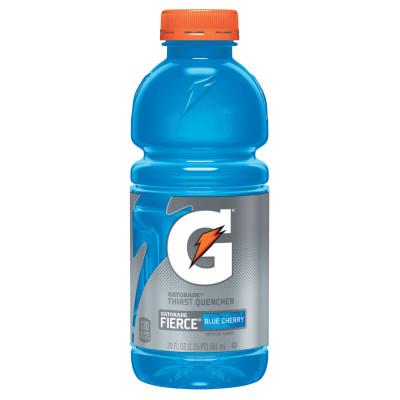 Gatorade® Thirst Quencher, Fierce Blue Cherry, 20 oz, Bottle, 10412