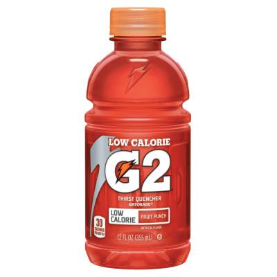 Gatorade® G2 Low Calorie Thirst Quencher, 12 oz, Bottle, Fruit Punch, 12202