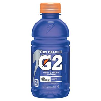 Gatorade® G2 Low Calorie Thirst Quencher, 12 oz, Bottle, Grape, 12203