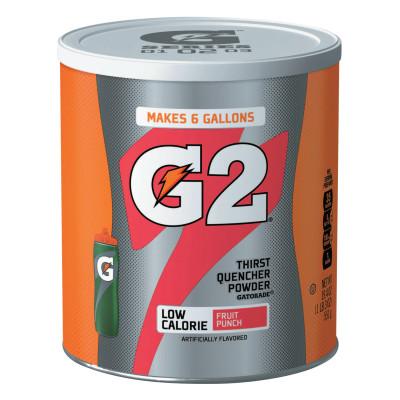 Gatorade® G2 Powder, Fruit Punch, 19.4 oz, Canister, 13442