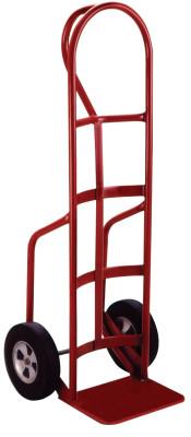 Milwaukee Hand Trucks Heavy Duty Hand Truck, 800 lb Cap,10 in x 14 in Base Plate, 51 in, P-Handle Handle, Solid Rubber, 33045