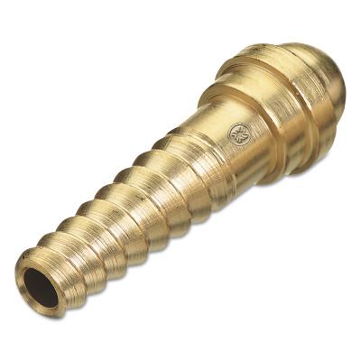 Western Enterprises Spiral & NPT Hose Nipples, 200 PSIG, Brass, 3/16 in Hose ID, 1 1/4 in, 13