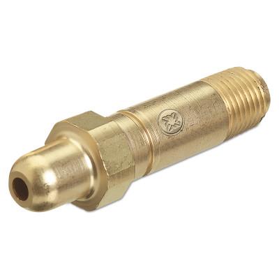 Western Enterprises Regulator Inlet Nipples, Air, 1/4 in (NPT), 2 1/2", Brass, CGA-346, 14-3