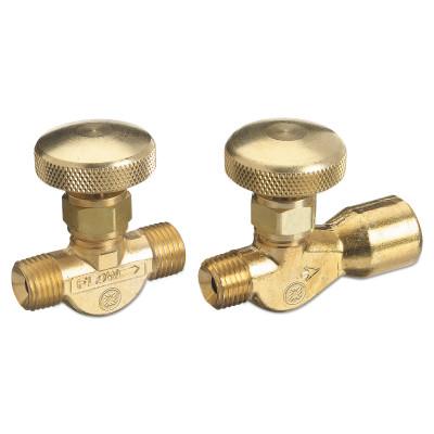 Western Enterprises Non-Corrosive Gas Flow Valves, 200 PSIG, Brass, Fuel Gas, 1/4 in NPT(M), 208