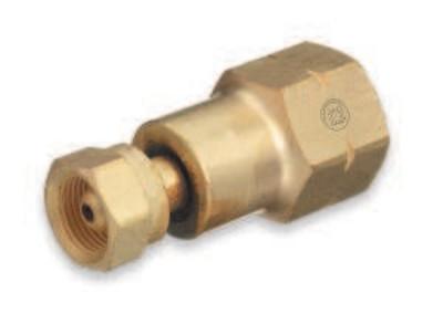 Western Enterprises Brass Cylinder Adaptors, From CGA-200 "MC" Acetylene To CGA-510 POL Acetylene, 324