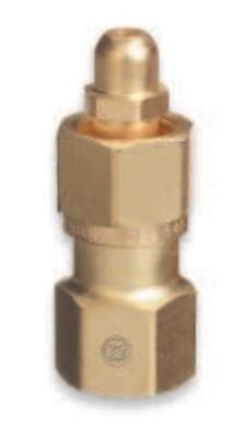 Western Enterprises Brass Cylinder Adaptors, From CGA-540 Oxygen To CGA-580 Nitrogen, 416