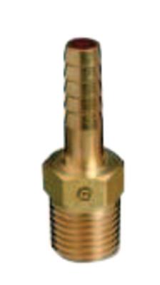 Western Enterprises Brass Hose Adaptors, Female/Hose Barb, Brass, 5/16 in, 556