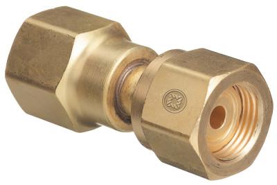 Western Enterprises Brass Cylinder Adaptor, From CGA-320 Carbon Dioxide To CGA-580 Nitrogen, 806