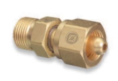 Western Enterprises Brass Cylinder Adaptors, From CGA-346 Air To CGA-540 Oxygen, 827