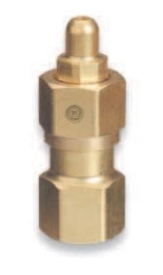 Western Enterprises Brass Cylinder Adaptors, From CGA-346 Air To CGA-580 Nitrogen, 828