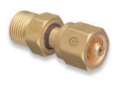 Western Enterprises Brass Cylinder Adaptors, From CGA-280 Medical Mixtures To CGA-540 Oxygen, 831
