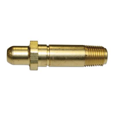 Western Enterprises Regulator Inlet Nipples, Hydrogen;Natural Gas, 1/4"(NPT), 2 1/2", Brass, CGA-350, 83