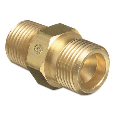 Western Enterprises Male NPT Outlet Adaptor for Manifold Pipelines, Brass, Oxygen, 1/2 in NPT, B-52