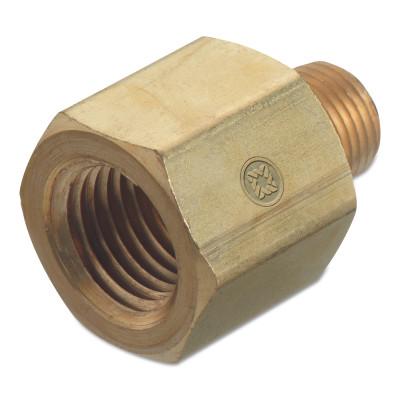 Western Enterprises Pipe Thread Adapters, 3,000 PSIG, Brass, 1/8 in (NPT), BA-4-2HP