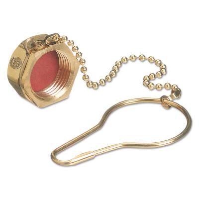 Western Enterprises Manifold One-Piece Dust Cap Assemblies, Cap, Brass, Hydrogen, DC-350