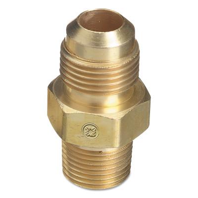 Western Enterprises Brass SAE Flare Tubing Connections, Adapter, 500 PSIG, CGA-295 to 3/8 in NPT(M), F-32